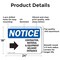Signmission Contractor Material And Equipment, 24 in W x Rectangle, Aluminum OS-2PACK-NS-A-1824-L-10819 - alternate 3